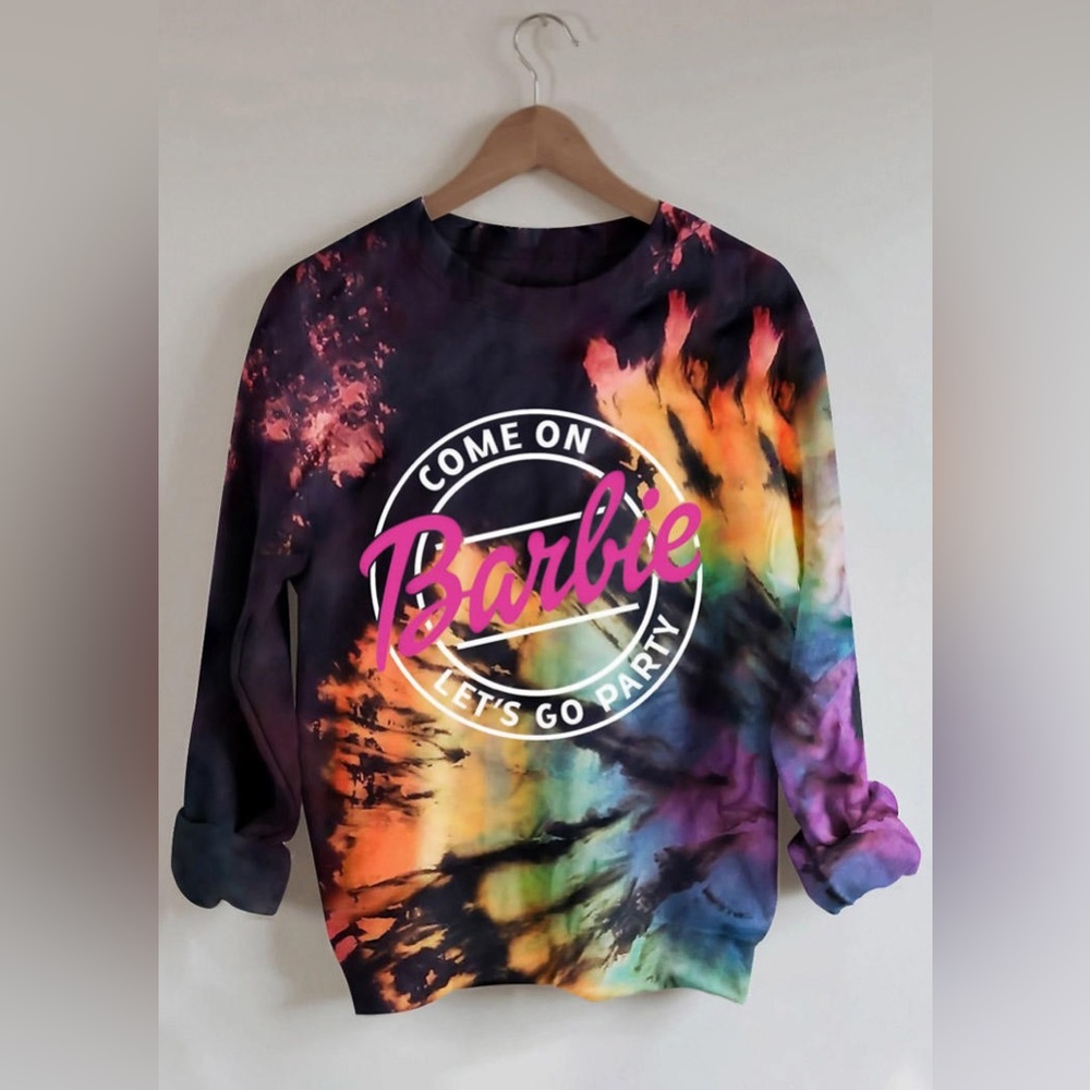 Barbie Movie 2023 Pullover Sweatshirt - Size Small